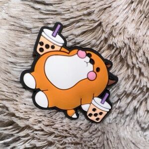 Chubby Boba Kitty Shoe Charm 5/$20